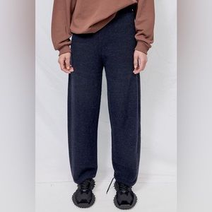 Baserange Navy Wool Pant